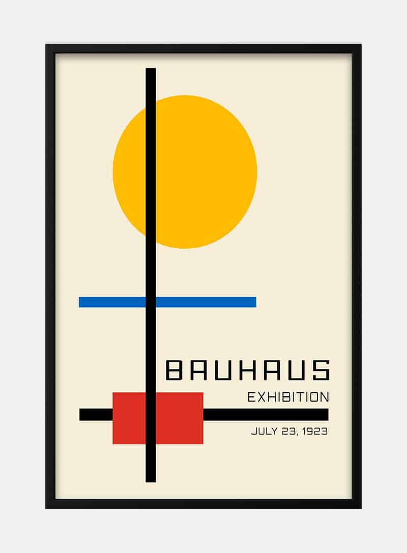 Billede af Bauhaus exhibition poster