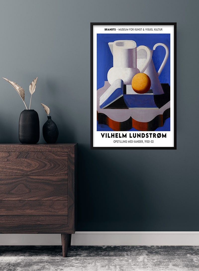 par praktiserende læge plast Wilhelm Lundstrøm exhibition poster - artsyfartsy.dk