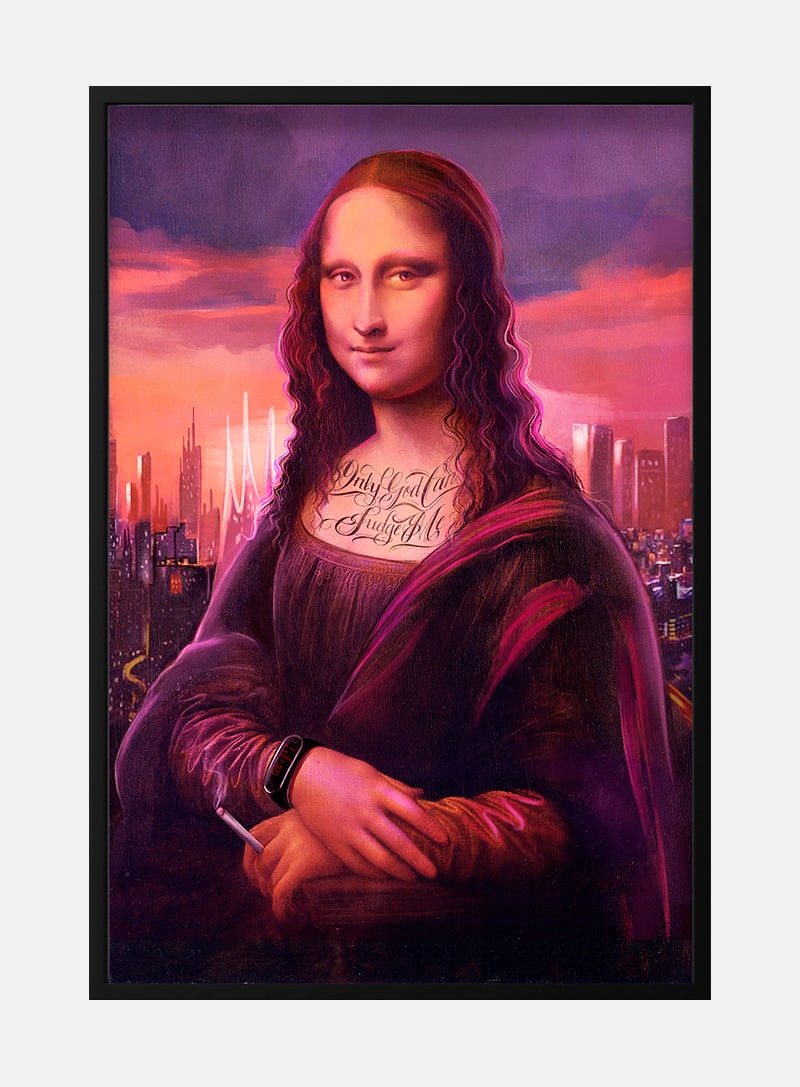 Modern day Mona Lisa plakat