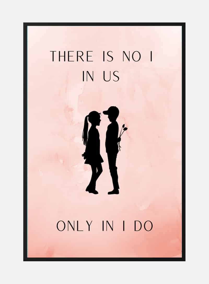 Billede af No i in us plakat