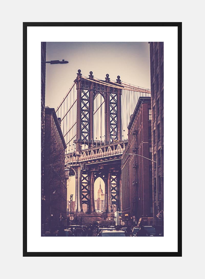 Billede af Brooklyn bridge plakat