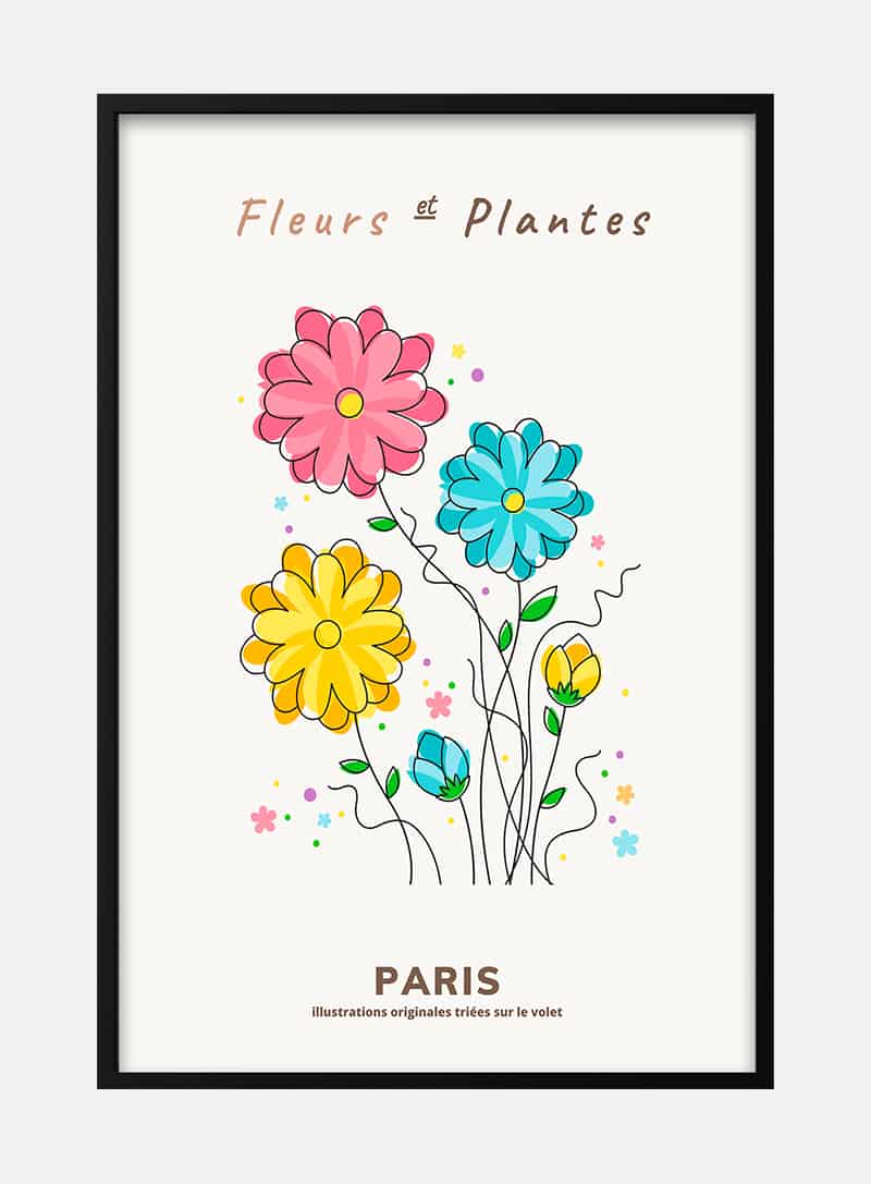 Fleurs et Plantes #2 kunstplakat