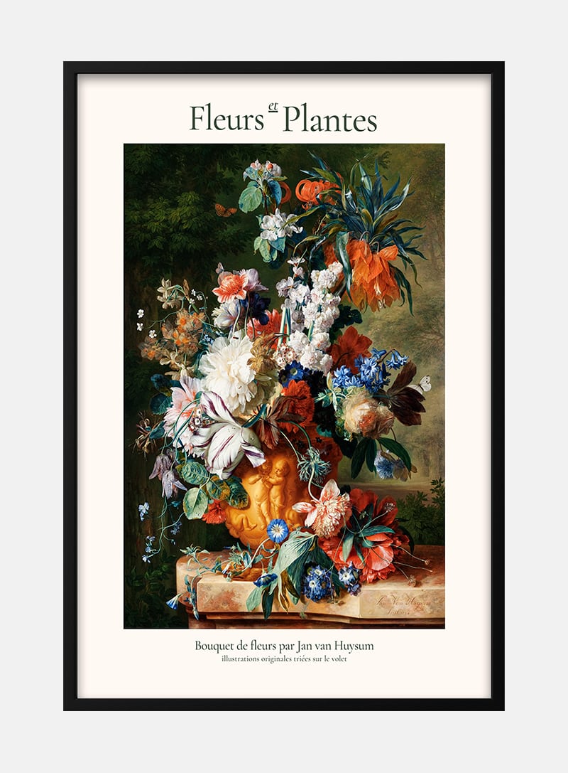Bouquet of Flowers by Jan van Huysum Plakat