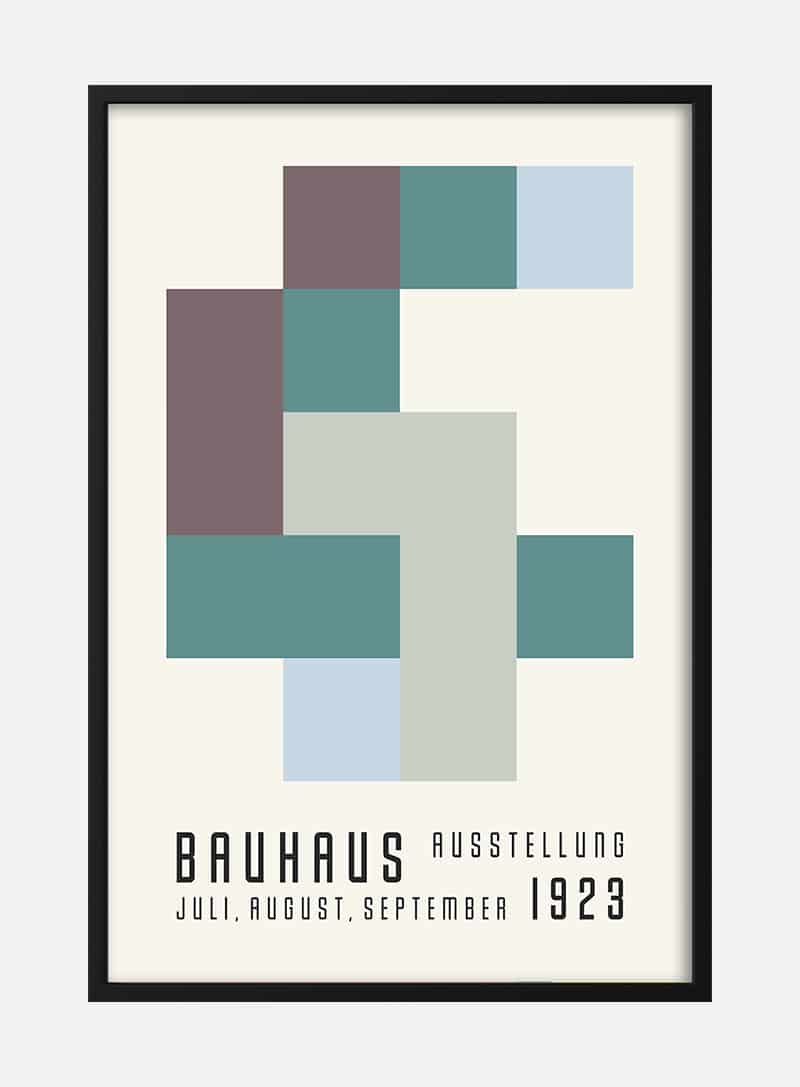 Billede af Bauhaus Ausstellung 1923 plakat