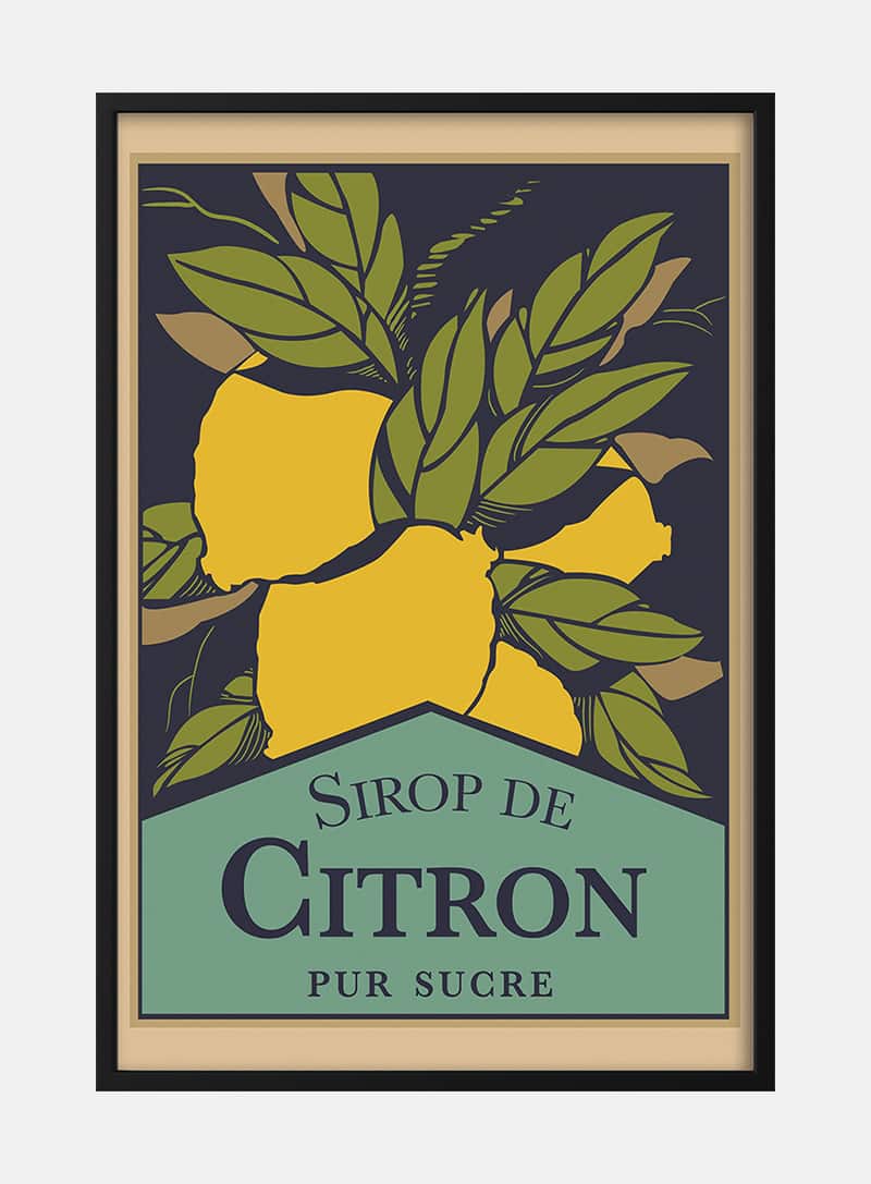 Sirop De Citron Plakat