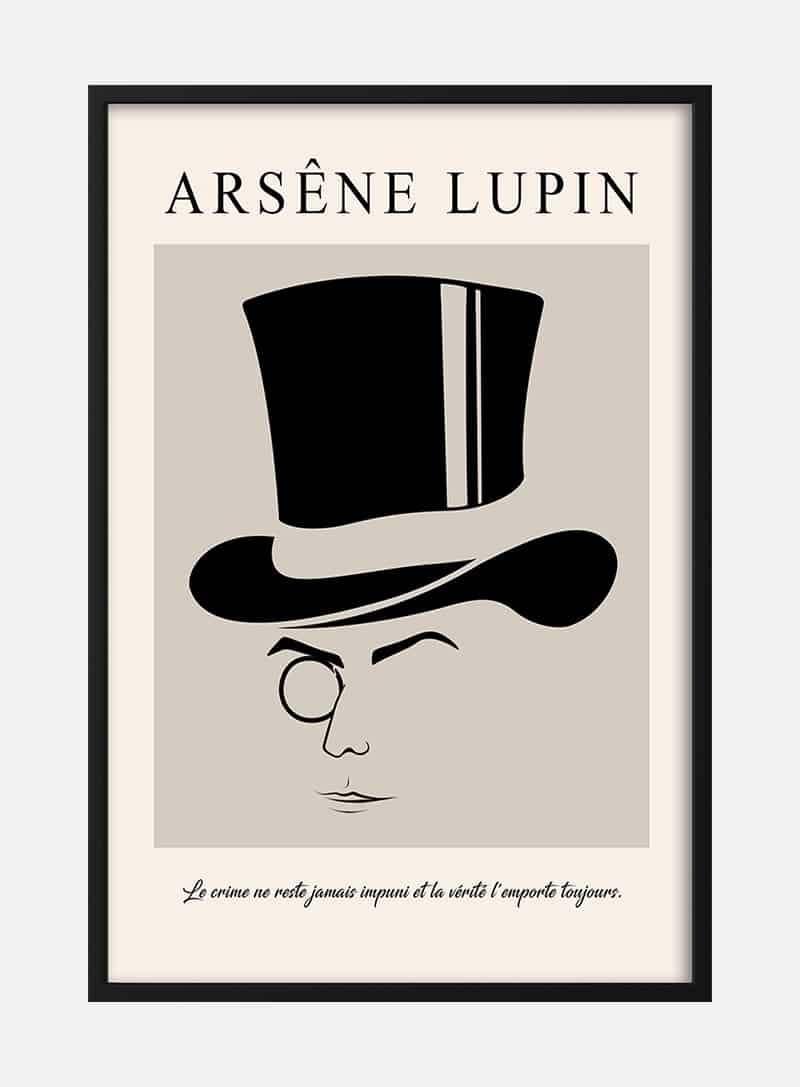 Billede af Arsene Lupin Vintage Plakat