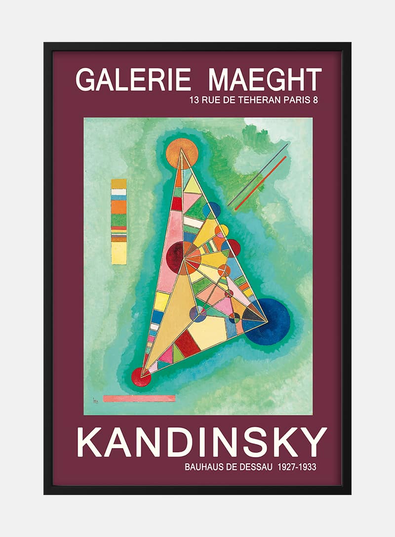 Billede af Wassily Kandinsky - Gallerie Maeght Plakat
