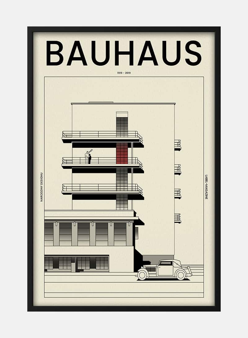Bauhaus Vintage Cover Plakat