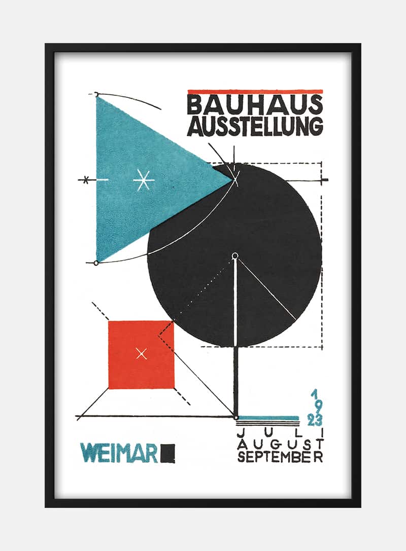 Billede af Bauhaus Vintage Plakat