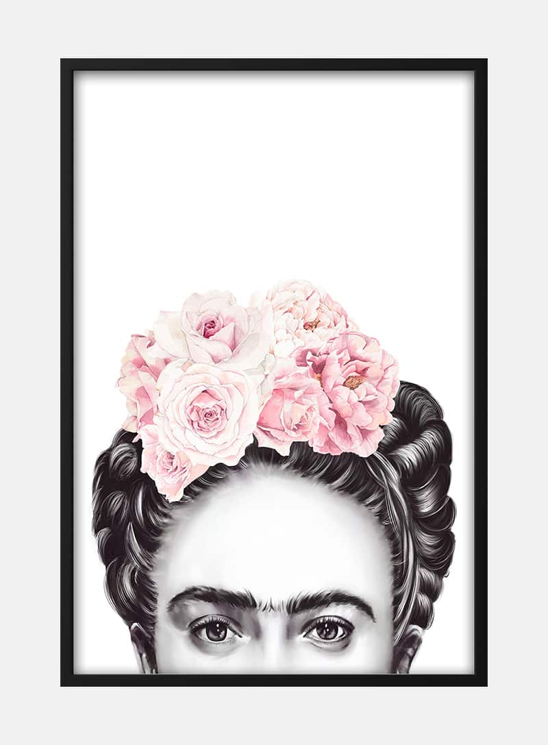 Billede af Frida Kahlo Inspired Plakat