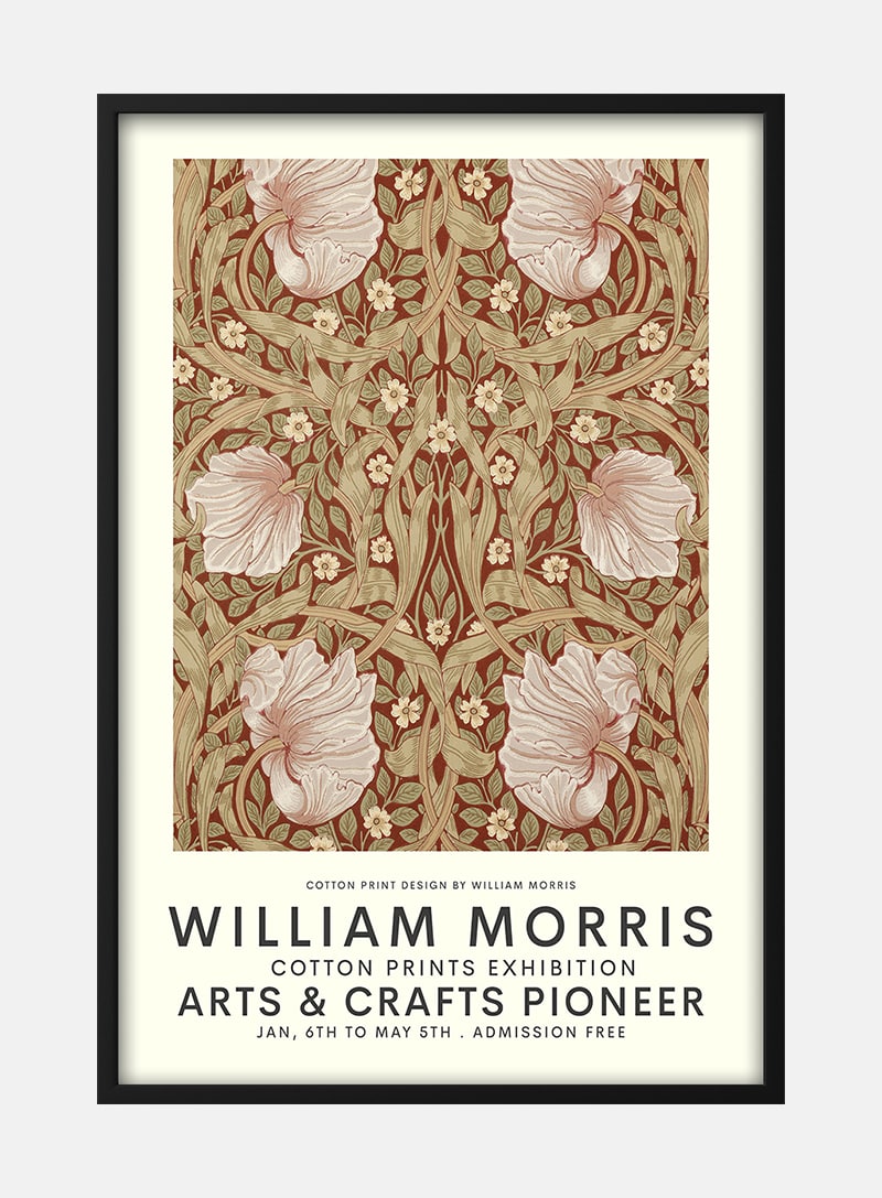 William Morris - Cotton Print Plakat