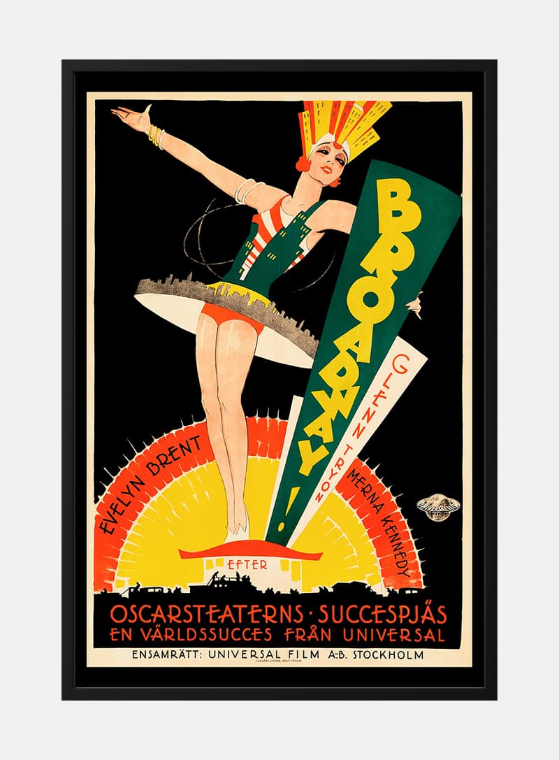 Billede af Broadway Vintage Plakat