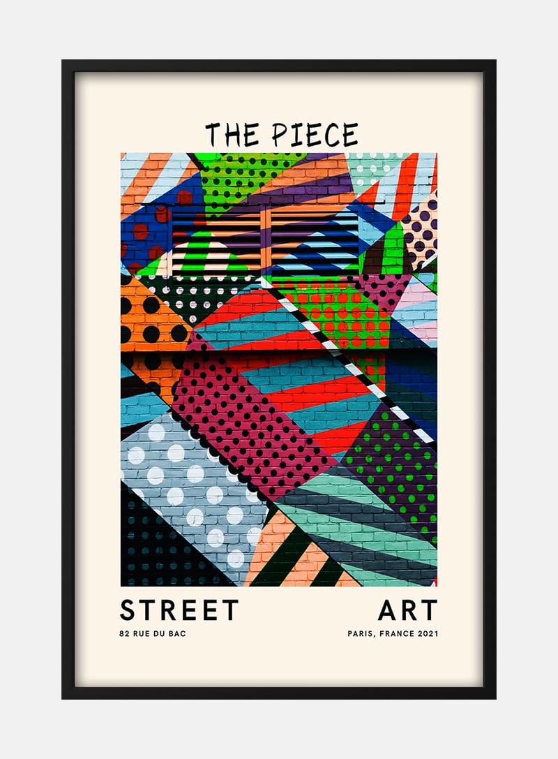 Street Art - The Piece Plakat