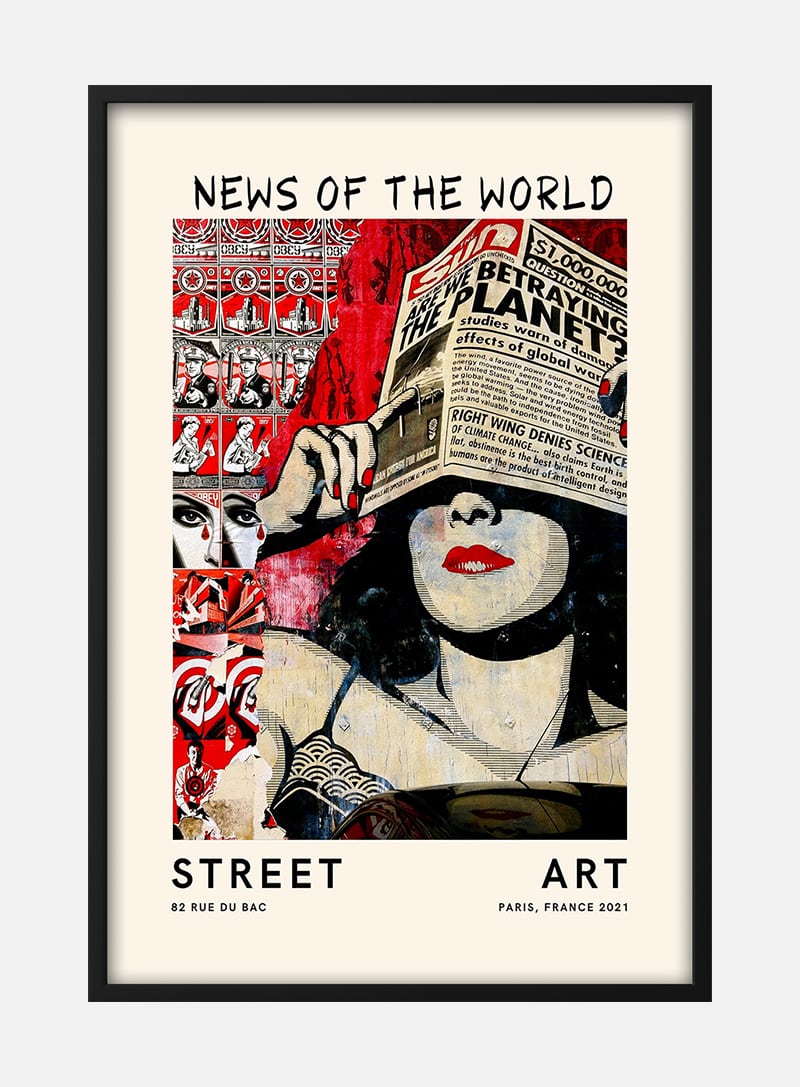 Street Art - News of the World no.2