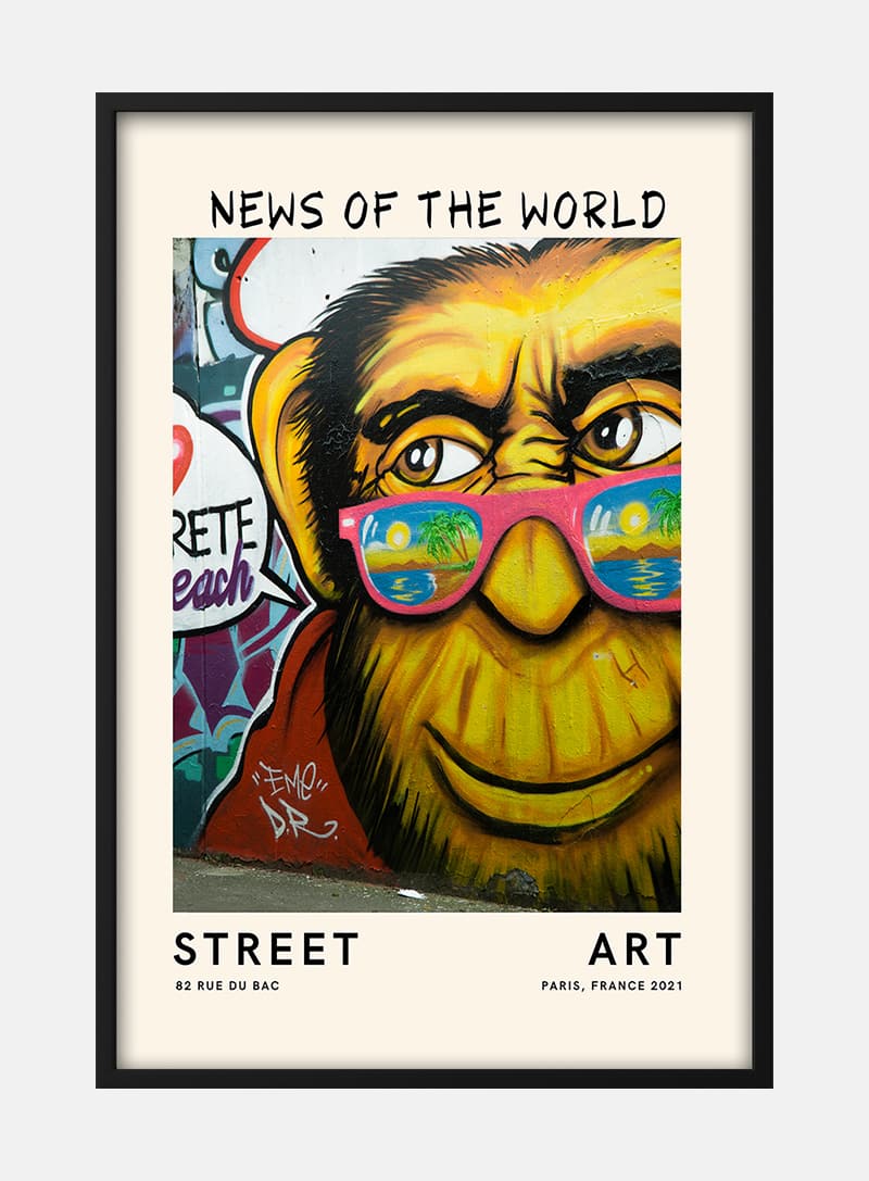 Billede af Street Art - News of the World