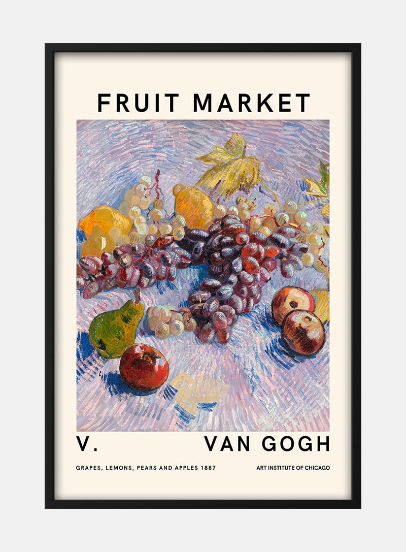 Van Gogh Fruit Market No. 2 Plakat