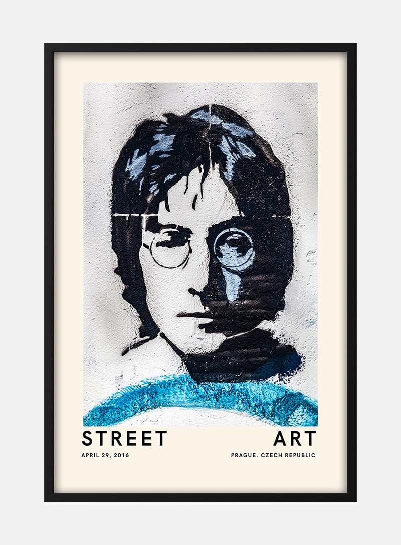Billede af Street Art - John Lennon Plakat
