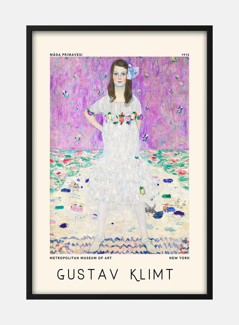 Billede af Gustav Klimt - Mäda Privasesi Plakat
