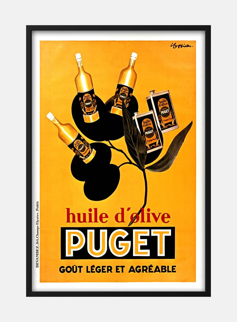 Puget Vintage Plakat