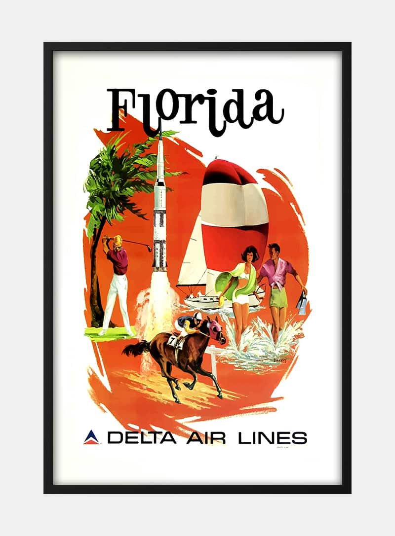 Billede af Florida Vintage Plakat