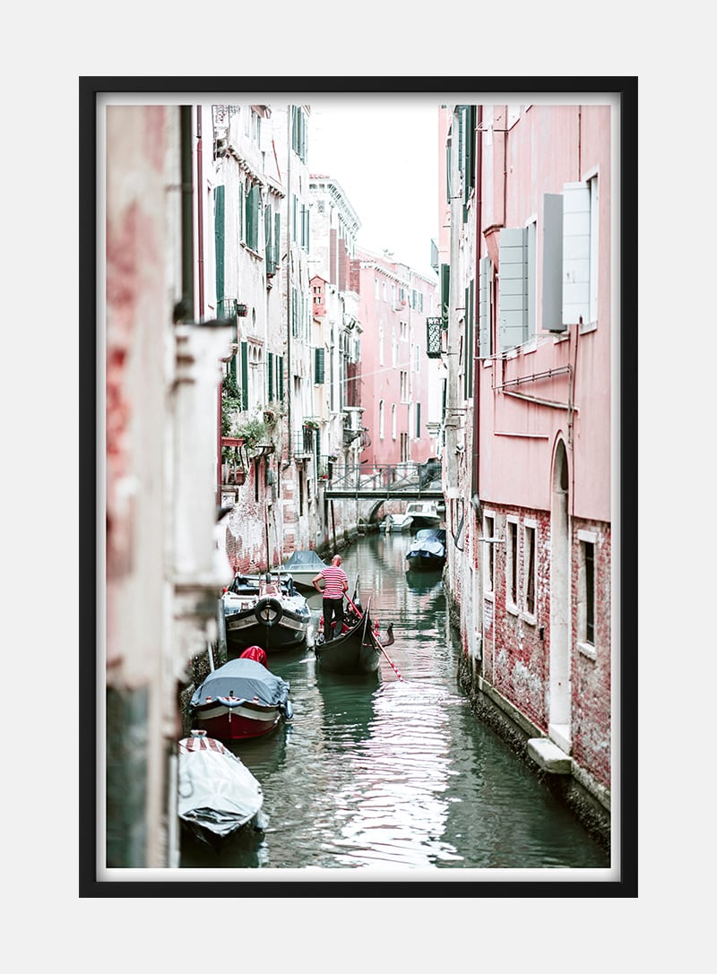 Boat in Venice Plakat