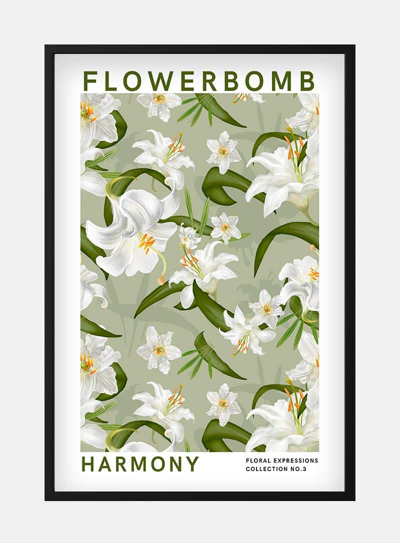 Billede af Flowerbomb - Harmony Plakat