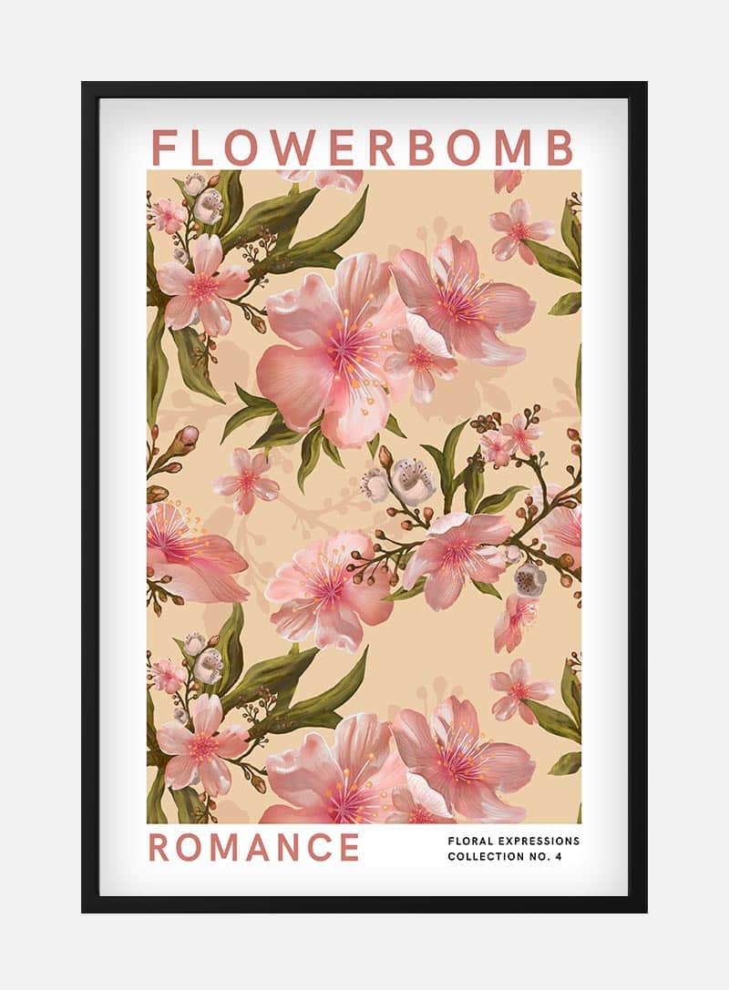 Billede af Flowerbomb - Romance Plakat