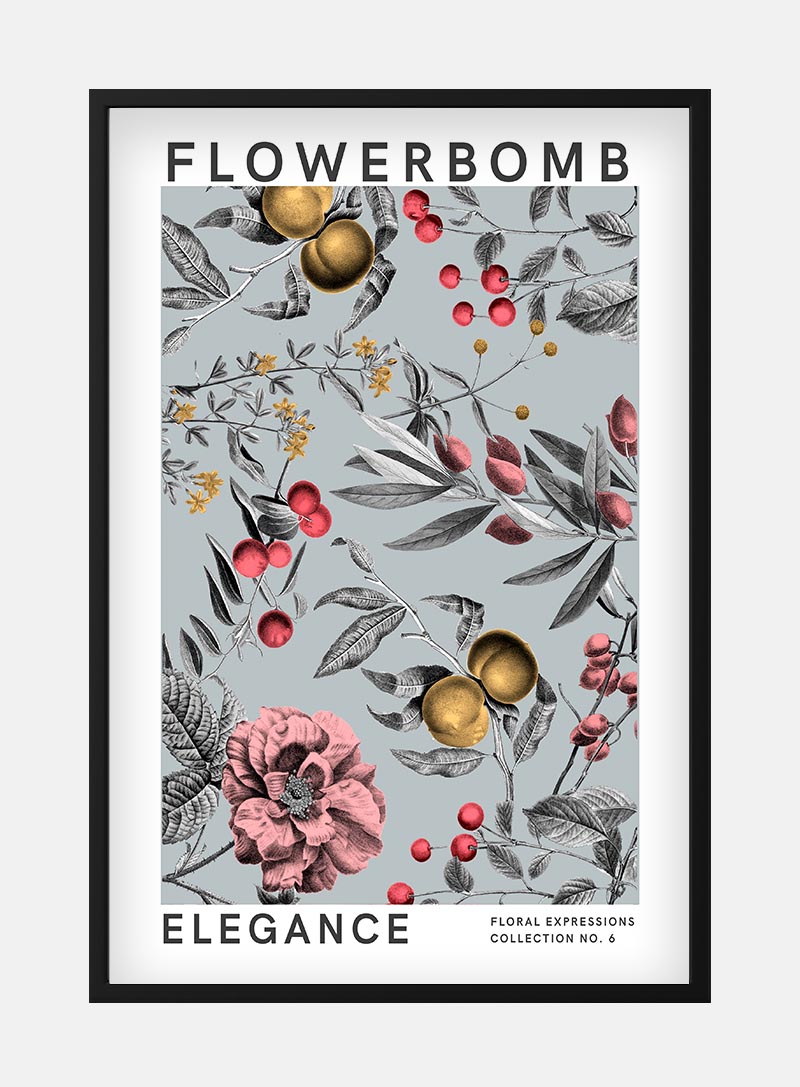 Billede af Flowerbomb - Elegance Plakat