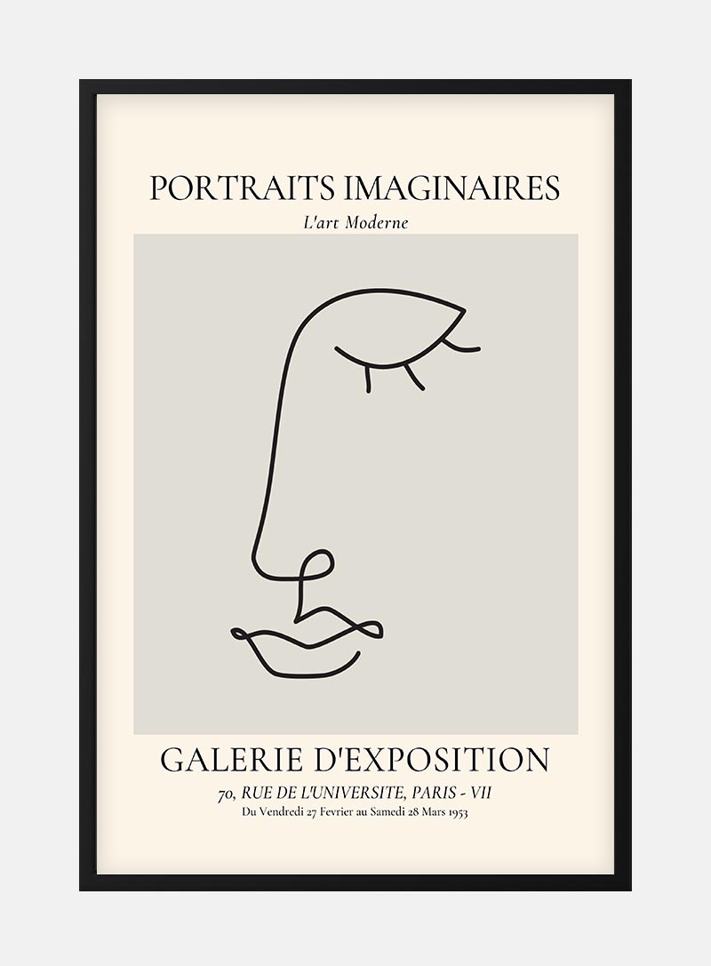 Portraits Imaginaires Eye Plakat