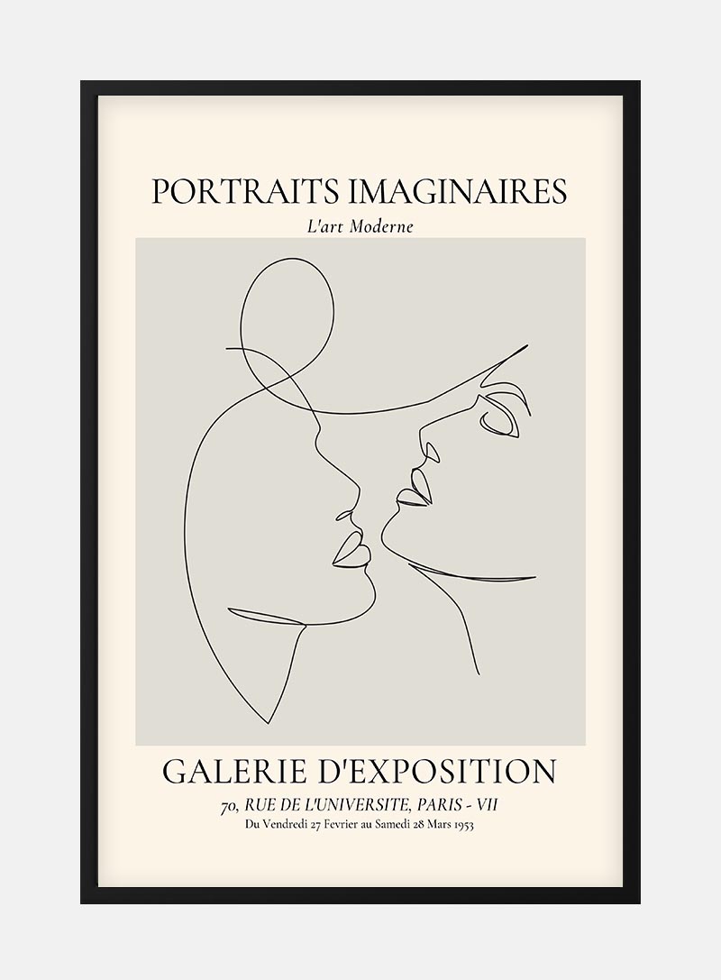 Portraits Imaginaires Kiss No. 2 Plakat