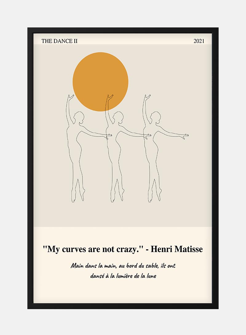 Matisse Inspired The Dance II Plakat