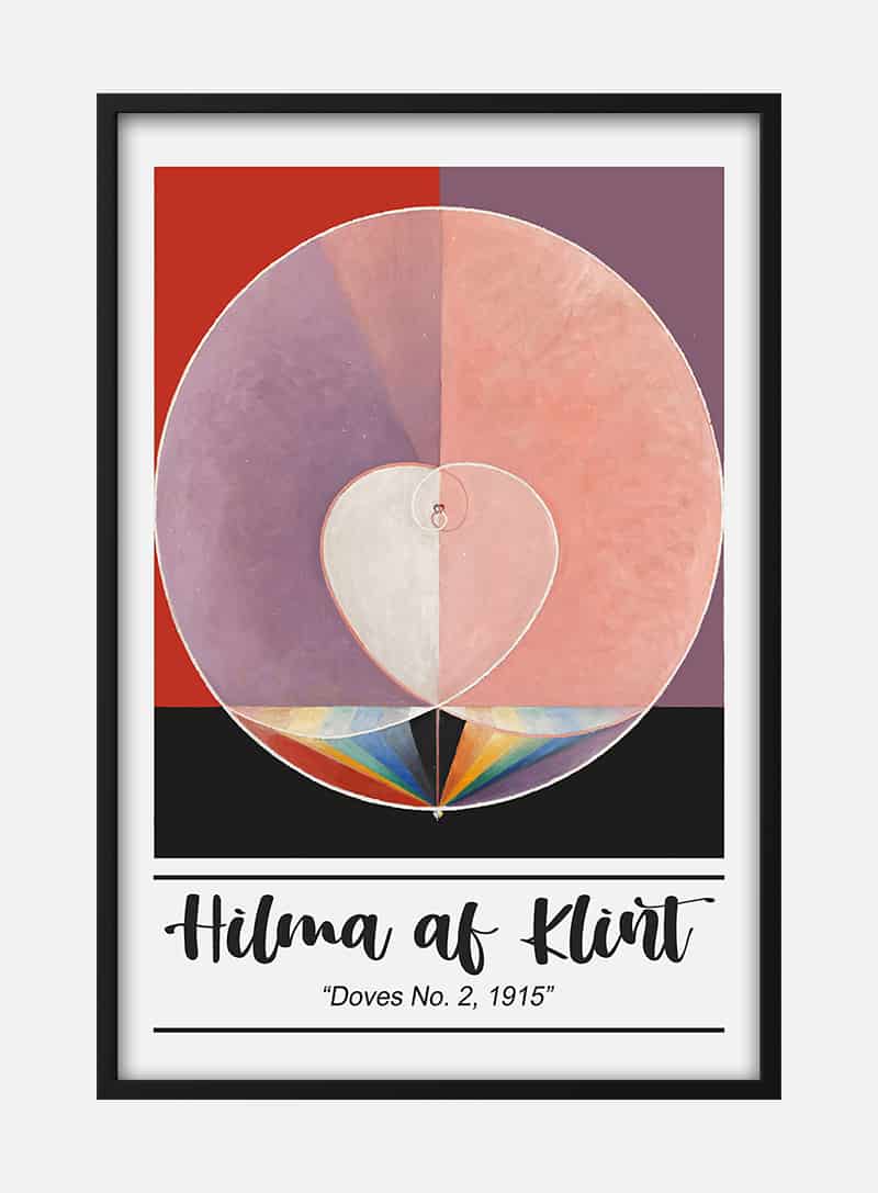 Hilma af Klint - Doves No. 2 Plakat