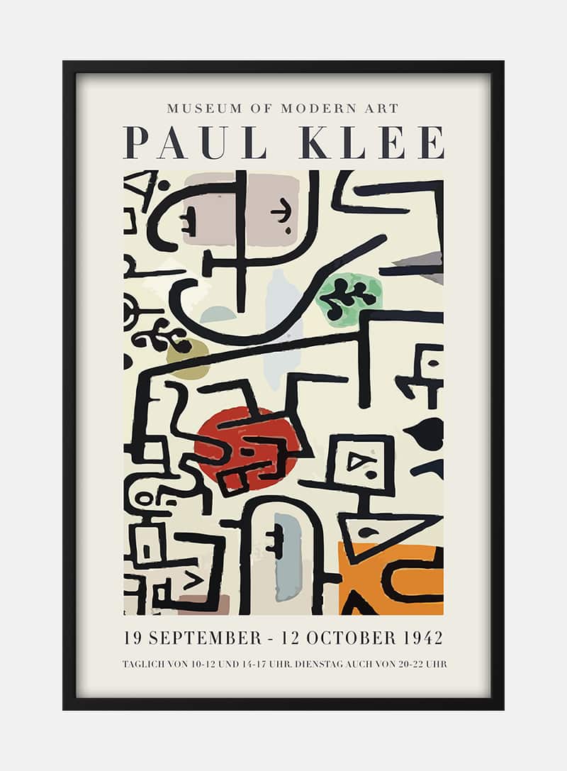Billede af Paul Klee Exhibition Plakat