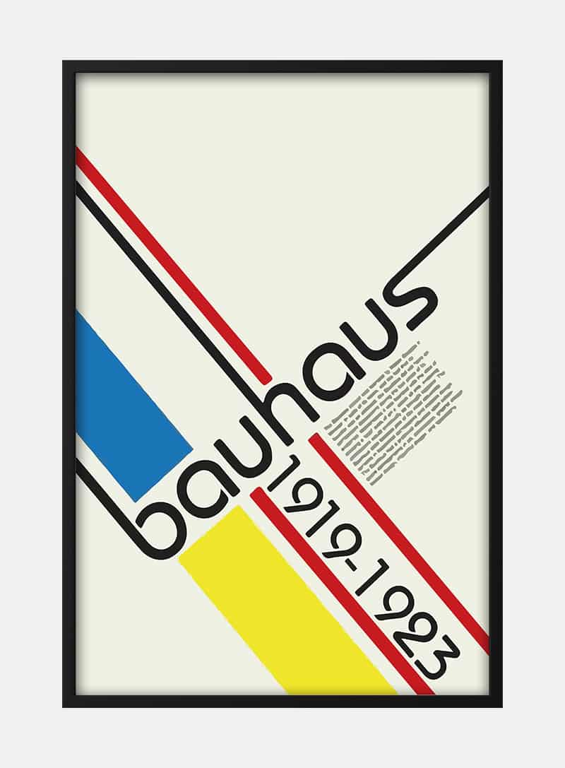 Billede af Bauhaus Lines Plakat
