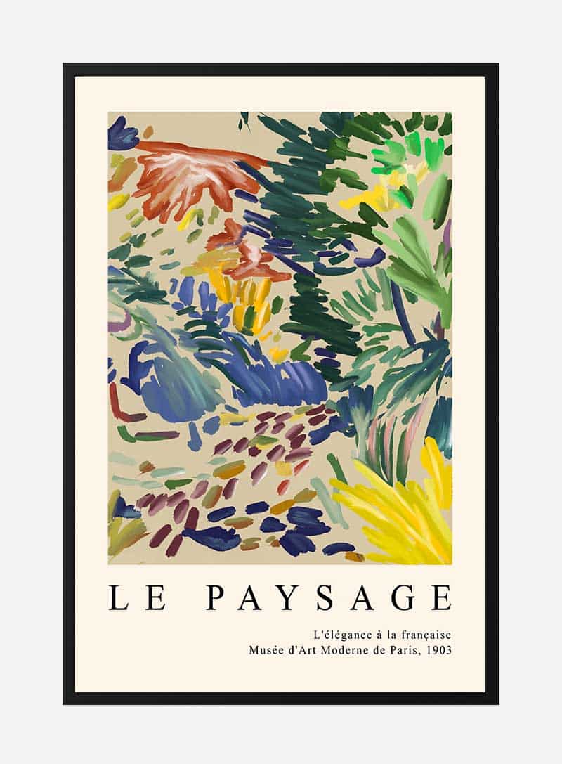 Billede af Landscape in France Plakat