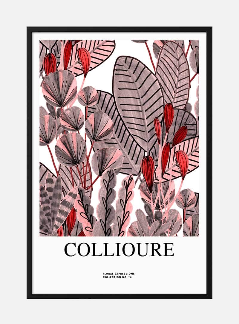 Billede af Flowers at Collioure Plakat
