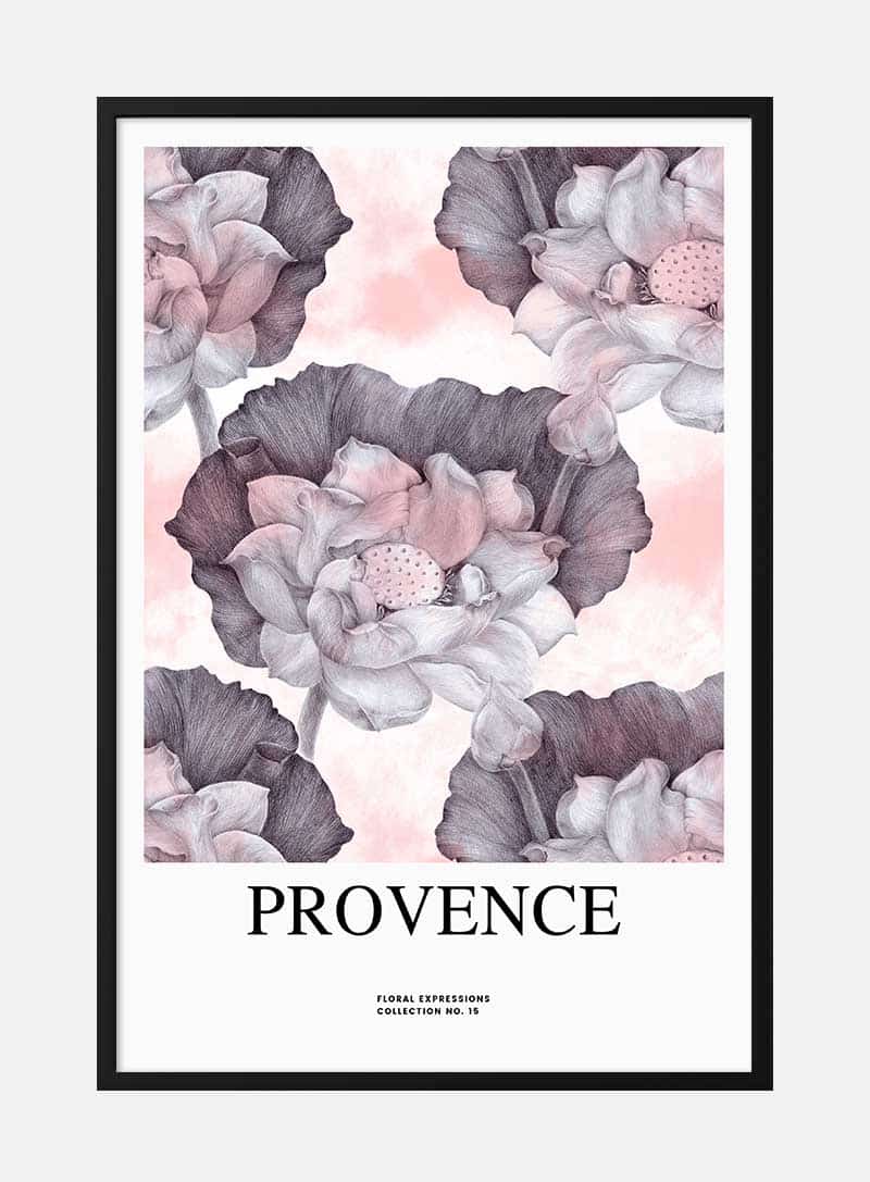 Billede af Flowers at Provence Plakat