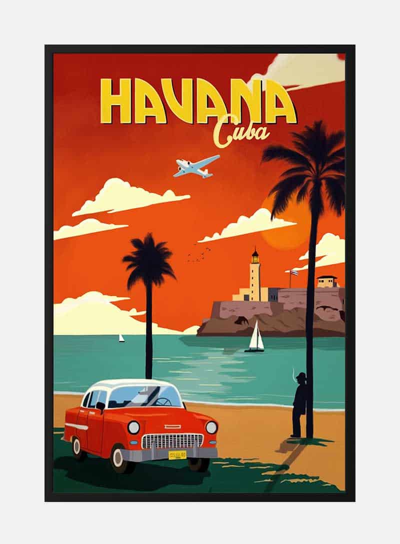 Billede af Havana Vintage Plakat