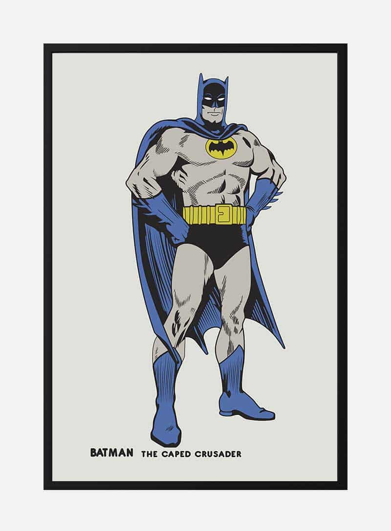 Retro Batman Plakat