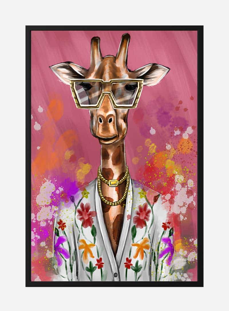 Miami Vice Giraf Plakat