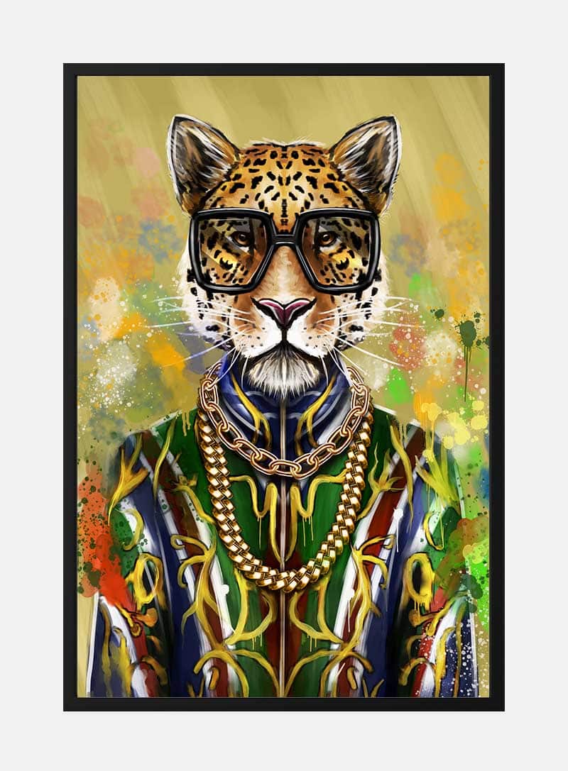 Leopard King Plakat